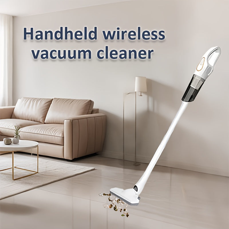 Cordless Handheld Vacuum Cleaner with Dual 2000mAh Batteries, USB Charging & Strong Suction - Lightweight ABS Design, Multi-Functional Attachments for Indoor/Outdoor Use, Cordless Vacuum Cleaner, Quick Cleanup, Ergonomic Grip