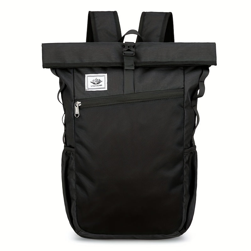 1pc Portable Multi-functional Sports Backpack, Foldable Lightweight Storage Bag for Men Women Outdoor Camping Hiking Travel Riding