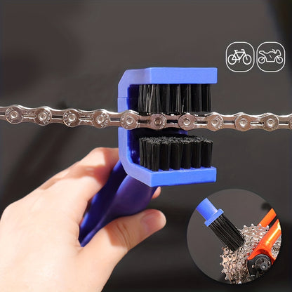 Portable Bicycle Chain Cleaner, Motorcycle Road Bike Chain Clean Brush, Bicycle Clean Tool Kit, Cycling Chain Cleaner Maintenance