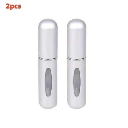 For Mini Portable Refillable Perfume Atomizer - Aluminum Mist Spray Bottle for Travel, Multi-Color Options, Fragrance-Free (Bubble-Free), Refillable Perfume Bottle|Compact Design|Aluminum Atomizer, Perfume Bottl