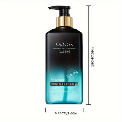 Men's Cologne Shower Gel, Deep Cleansing & Shampoo Combo, Rich Lather, Long-Lasting Fragrance, Enriched with Hyaluronic Acid, Ideal Gift