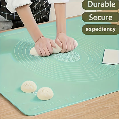 Extra-Thick Silicone Pastry Mat 50.04x39.88cm - BPA-Free, Non-Stick & Slip-Resistant for Baking, Pizza & Cake Dough - Ideal Kitchen Gadget