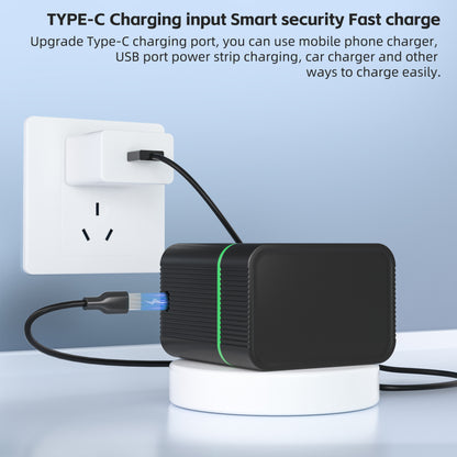 PUJIMAX 8-Section Rechargeable Lithium Battery 4255mWh, High Performance 1.5V Lithium Battery, Ultra-Long Battery Life Rechargeable AA Lithium Battery and Full Function Charging Box - 8 Slot, Black Charging Box [Only Supports