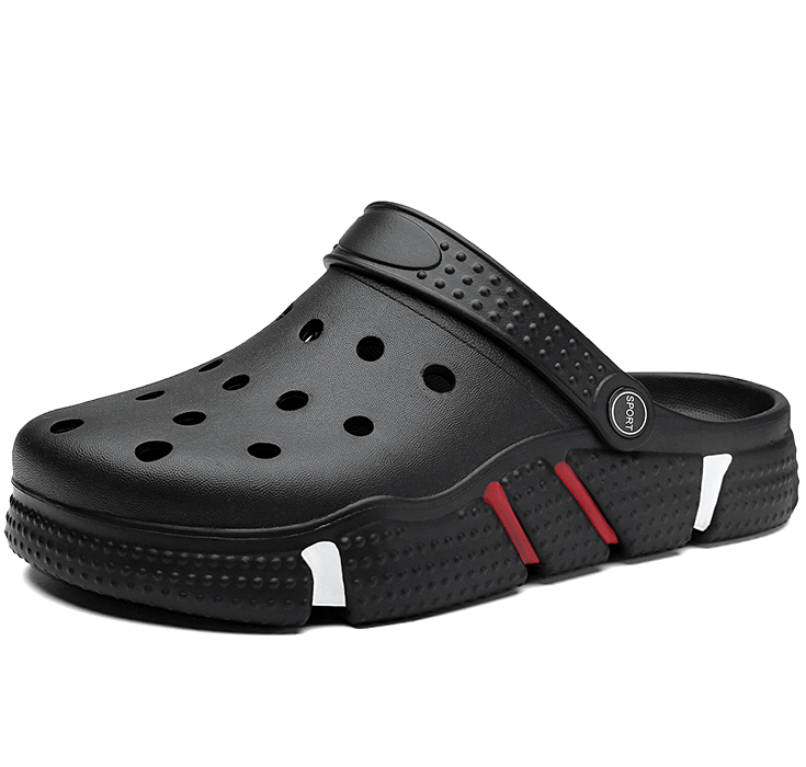 Tamancos unissexo, sapatos para jardim, chinelos leves antiderrapantes, sandálias casuais vazadas para praia, calçado adulto