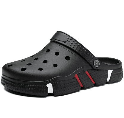 Tamancos unissexo, sapatos para jardim, chinelos leves antiderrapantes, sandálias casuais vazadas para praia, calçado adulto