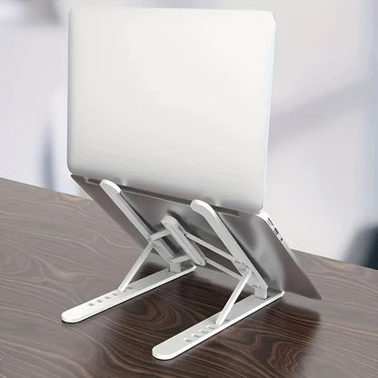 2023 New Upgraded Laptop Stand 12"-15.6"Universal Lightweight Plastic Alloy Folding Angle Adjustable Heat Pipe 24.2*4.5cm Aluminum 12-16"CN; GUA N/A Convenient And Portable
