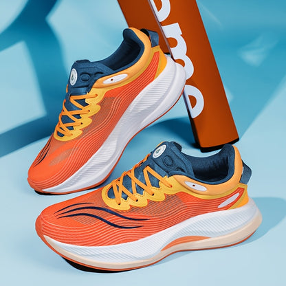 Men'S and Women'S Versatile Running Shoes - Stylish Low-Top Sneakers with Lace-Up Closure, Lightweight and Breathable Fabric Upper, Rubber Base for Outdoor and Gym Training, Ideal for Morning and Night Jogging, Park Exercises