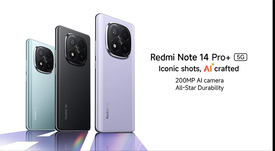 Xiaomi Redmi Note 14 Pro Plus 12GB+512GB 5G Smartphone Snapdragon 7s Gen 3 6.67" AMOLED Display 200MP Triple Camera 120W HyperCharge