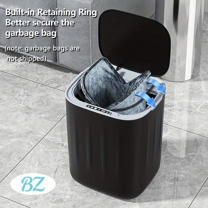 Large-sized contactless 26-liter induction kitchen trash can, commercial-grade automatic contactless smart trash can, automatic plastic bathroom smart trash can, smart dustbin, smart electric trash can suitable for office, be