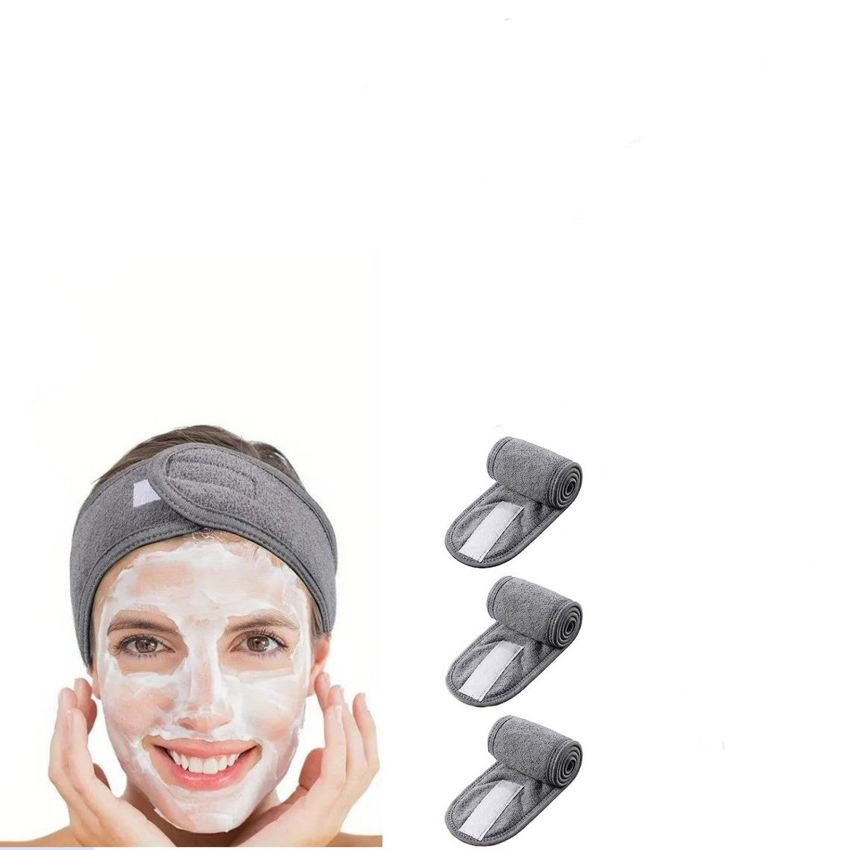 Women's Adjustable Hairband With Soft Non-slip Headscarf Makeup Headwear Is Used For Washing Face Bathing Yoga Sports And Running