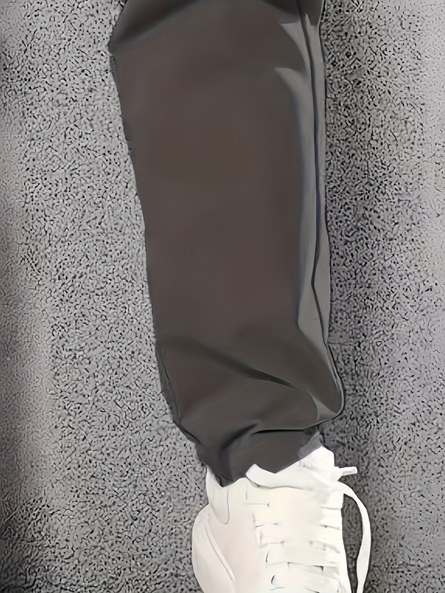 Men's Heavy-Duty Work Pants - Loose-Fit Cargo Trousers with Multiple Utility Pockets, Elastic Waistband, Non-Stretch Fabric for Construction, Outdoor, Everyday Casual - Black Pants (Machine Washable), Outdoor Activities, Func