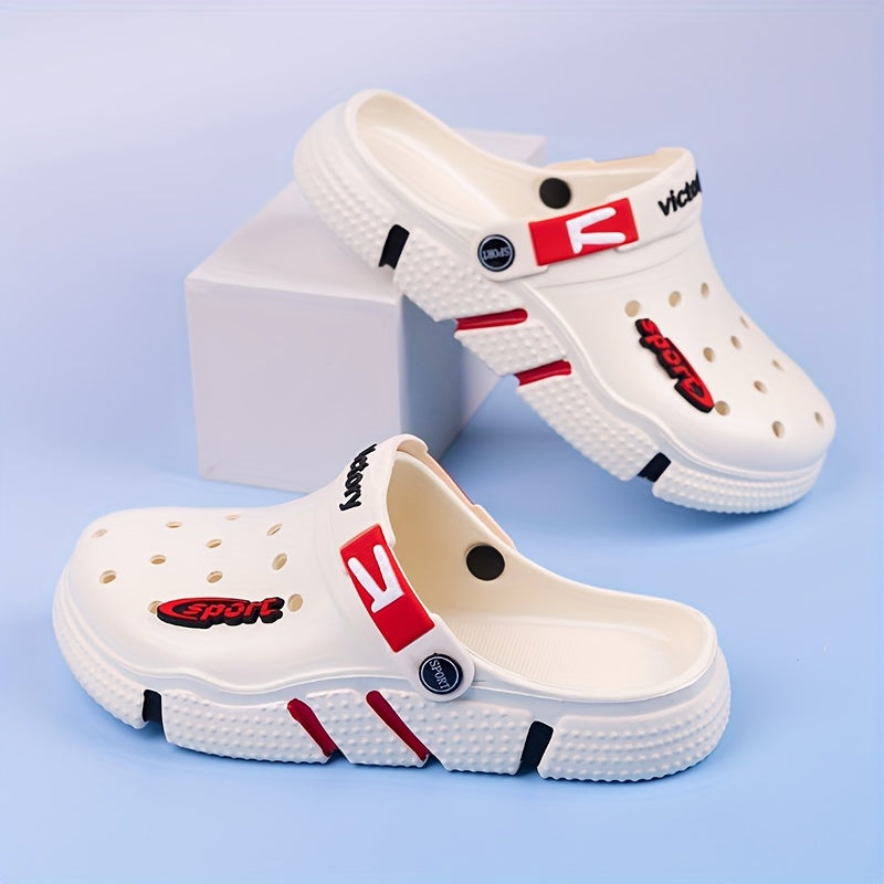 Sandálias leves em EVA para homem e mulher - Calçado de praia respirável para o verão com sola antiderrapante, design casual sem atacadores para uso exterior e casual, sandálias casuais | Calçado sem atacadores | Sandálias em EVA