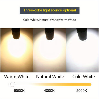 4pcs Track Light AC175-265V Set LED Track Lighting Rail Lamp LED Spot 12W 20W 30W 40W Store Home Lights