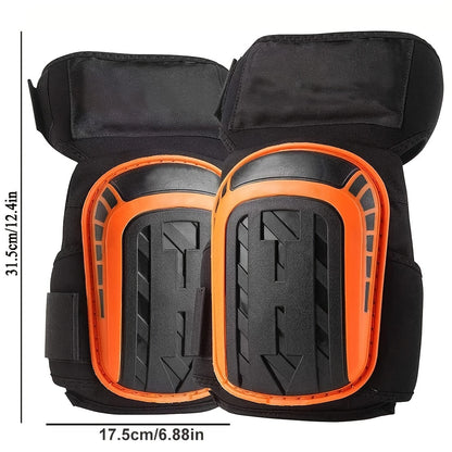 Heavy-Duty Knee Pads for Floor Work - Unisex Ergonomic Knee Guards with Cushioned Protection, Durable Construction & Adjustable Straps, Ideal for Construction, Carpentry, and DIY Projects, Knee Pads for Work, Construction Kne