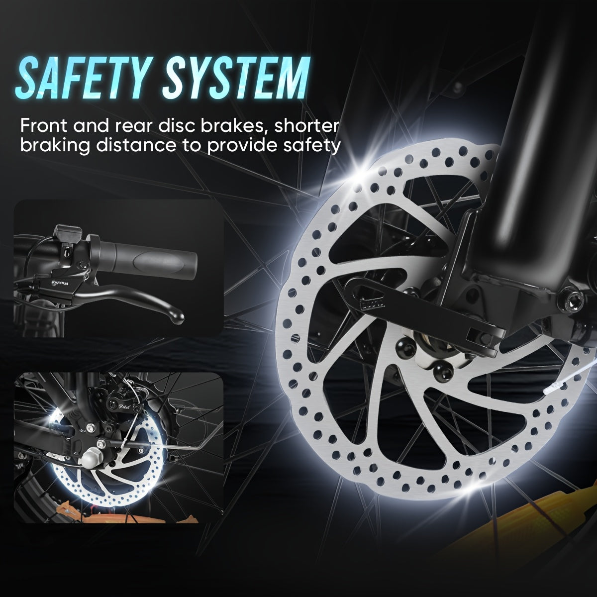 Adult E-Bike, Max 55miles And 25 KM/H City Cruising E-Bike, 50.8cm Tire Mountain Bike Commuting Snow Bike, 468WH Removable Battery, 7 Speed E-Bike, Front Suspension Bike with 6 Styles Of Hex Wrenches, 1 Screwdriver, And 2 Typ