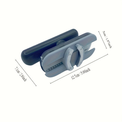 1pc Heavy-Duty Metal Manual Can Opener - Ergonomic Easy-Grip Handle, Safe & Effortless Lid Removal, No Sharp Edges, Compact Kitchen Tool for Jars & Cans, Jar Opener, Sleek Design, Sturdy Construction