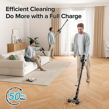 Free-Standing Vacuum Cleaner 28KPa, Lubluelu 202 Powerful Lightweight Cordless 6in 1 Stick Vacuum Cleaner for Carpet Floor Pet Hair, Christmas&Halloween Gifts, Vacuum Cleaner for Home, Cordless Vacuum Cleaner High Suction, Va