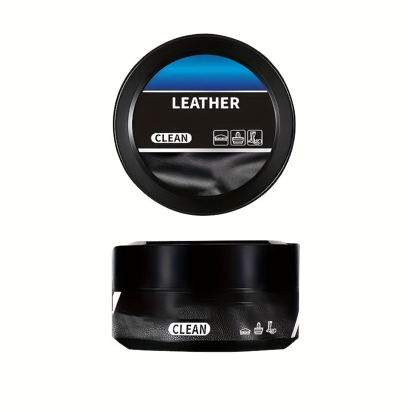 1 Universal Interior Repair Wax with Sponge Applicator, Suitable for Seat and Dashboard Renewal Frosting, All-Purpose Maintenance Cream for Various Surfaces