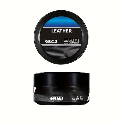 1 Universal Interior Repair Wax with Sponge Applicator, Suitable for Seat and Dashboard Renewal Frosting, All-Purpose Maintenance Cream for Various Surfaces