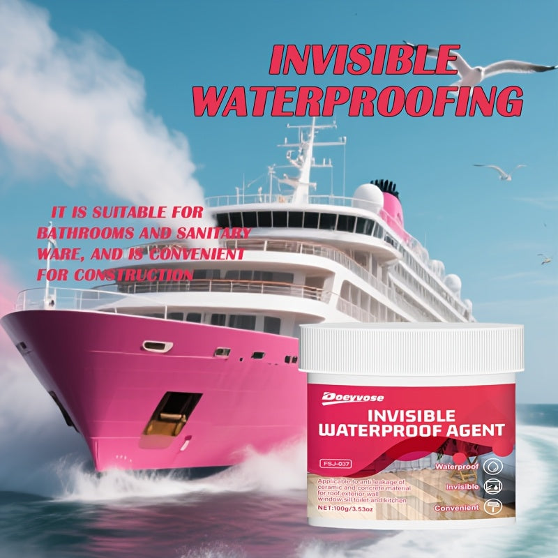 O impermeabilizante multifuncional transparente Doeyvose Marine é adequado para utilização no interior e no exterior em barcos, cozinhas, casas de banho, pias, tubagens, bancadas e paredes. Também pode ser utilizado em azulejos.