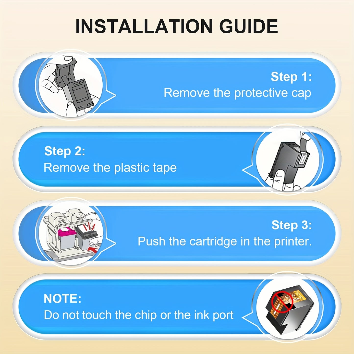 HP 305XXL Black Ink Cartridge Replacement for Deskjet 2700/2700e/2752/2752e/2742/2755/4100/4100e/4152/4155e/6000/6055/6400/6458/6458e - High-Yield, Compatible with HP 305XXL, Extended Printing, Cost-Effective Replacement Ink