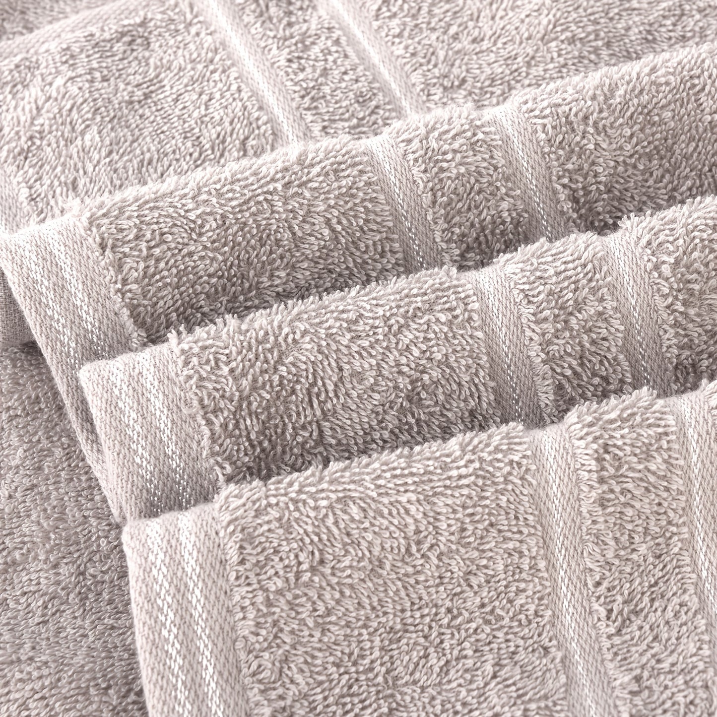 DIJOA 6-Pack Pure Cotton Towel Set, Face Wash Towels Hand Towels Bathroom Towels Lightweight Quick-Dry 40cm X 80cm 400GSM, Holiday Gift Sports Outdoor Beauty Towels Japanese Korean European Style