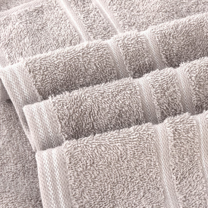 DIJOA 6-Pack Pure Cotton Towel Set, Face Wash Towels Hand Towels Bathroom Towels Lightweight Quick-Dry 40cm X 80cm 400GSM, Holiday Gift Sports Outdoor Beauty Towels Japanese Korean European Style