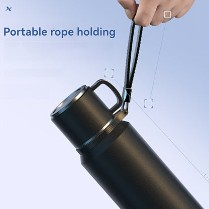 Explore The Insulated Cup, NMREI Stainless Steel Insulated Cup with Lid And Handle, One-Click Opening, Suitable for Outdoor, Camping, Car