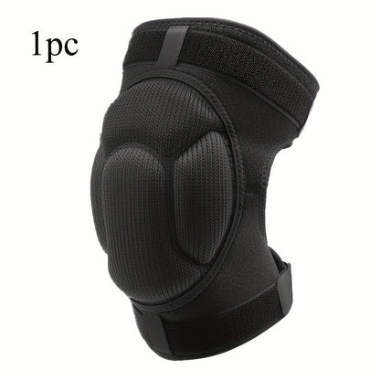 High-Density Sponge Knee Pads for Volleyball, Soccer, Dance, Cleaning, Work - Adjustable Straps, Breathable Non-Pilling Fabric, Full Wrap Knee Pads with EVA Foam Padding, Sleek Sports Design, Fit Design