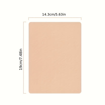 5pcs Blank Tattoo Practice Skin, Double Sides Microblading Practice Skin For Tattoo, Eyebrow, Lips Tattoo Kit Tattoo Supplies For Beginner & Experienced Tattoo Artist