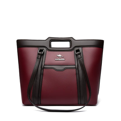 2025 New Women'S Shoulder Tote Bag, Stylish Large Capacity Underarm Bag, Casual Handbag, Soft Shoulder Bag, Women'S Commuter Bag, Made of High-Quality Synthetic, a Bag for Documents, Elegantly Simple Design, Zipper Closure, S