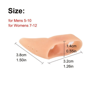 1pair Soft Toe Separator For Men & Women - Perfect For Night & Home Use, & Replacing Regularly!