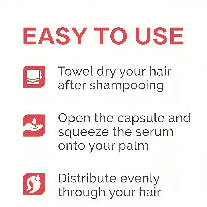 Vitamin Hair Oil, Hair Serum - Vitamin A, C, E, B5 - Women'S And Men'S Hair Care Fragrance Conditioner