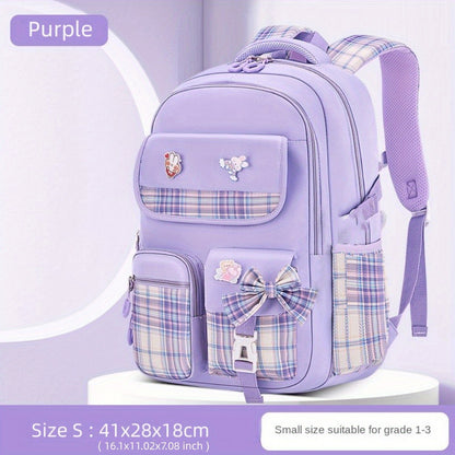 Bow Tie Lady Pink INS Backpacks for Girls Backpack School Bookbag for Teenage Cute Book Bag, Buy Backpack