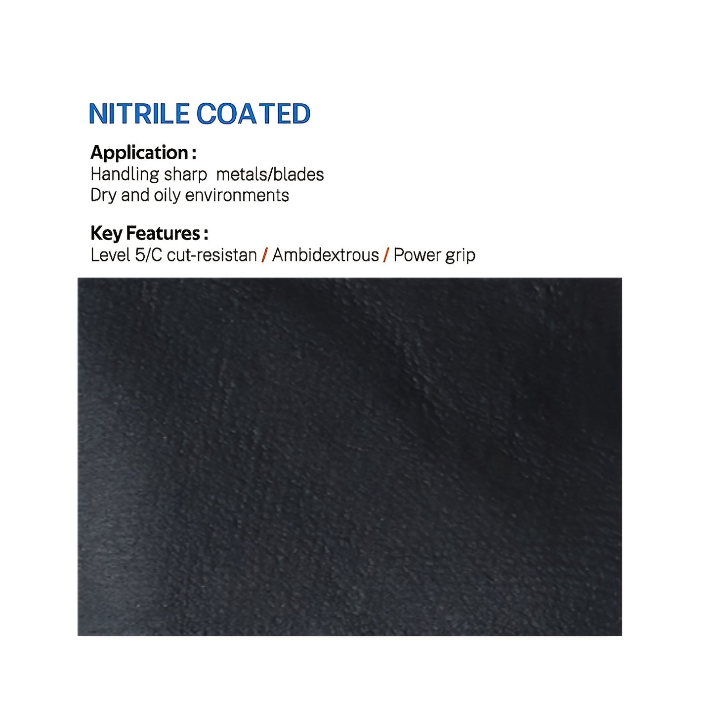 3 Pairs of Level 3 Cut Heavy Duty Work Gloves with Firm Non-Slip Grip, Durable &amp; Breathable Nitrile Foam Coating, and Touchscreen Compatible 3D-Comfort Fit