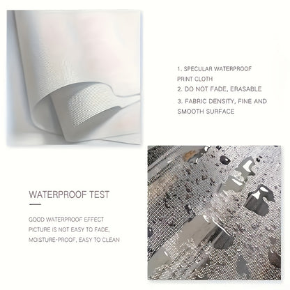 2D/Flat 3pcs Abstract Black and White Elegant Canvas Art with Wooden Frame, Large Wall Decor – Perfect for Living Room, Bedroom, Dining Room, Office – Ideal Halloween &amp; Easter Gift, Flat 2D Design