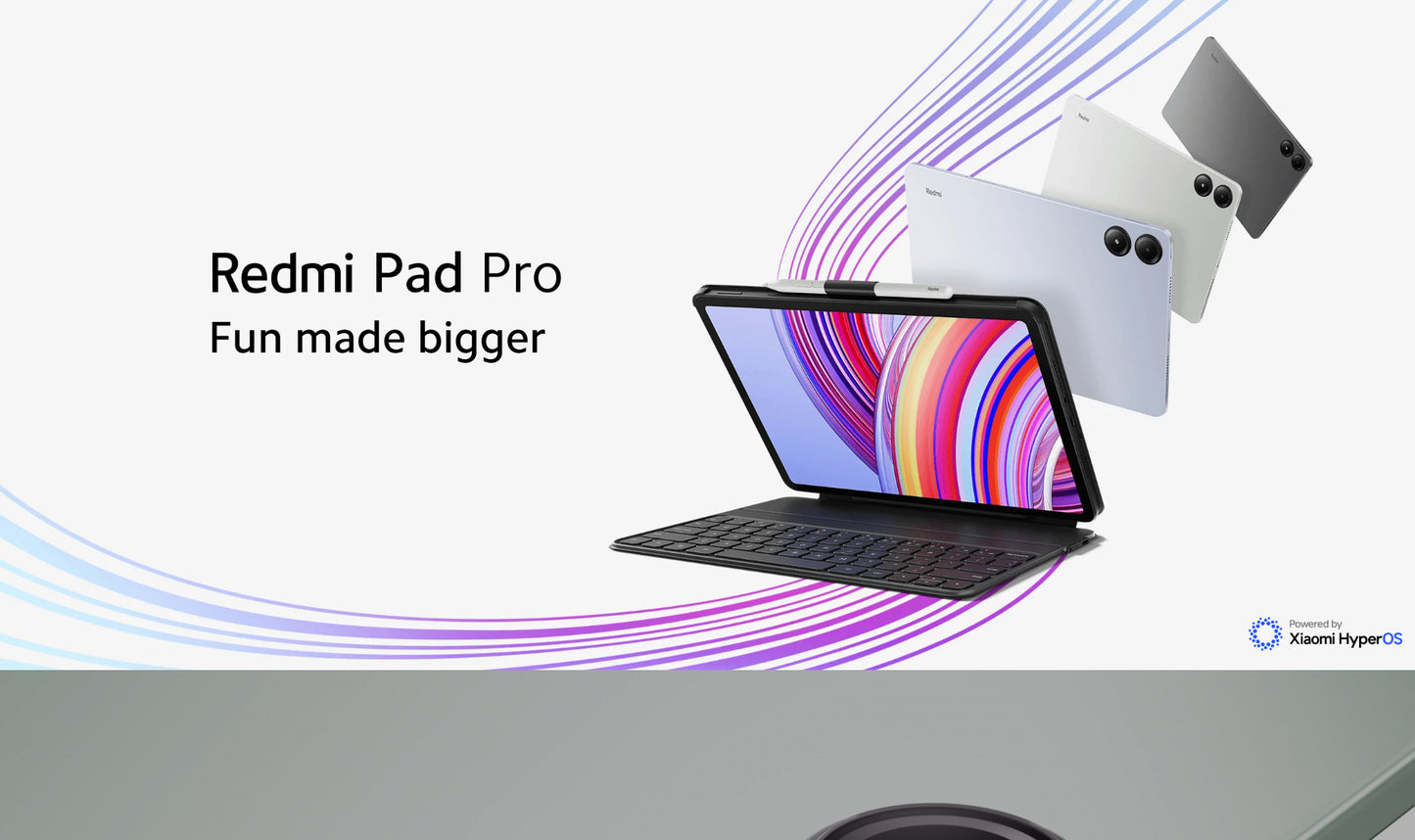 Xiaomi Redmi Pad Pro Tablet 8GB+256GB Charger Noincluded, Snapdragon 7S Gen 2 Octa Core 12.1'' 120Hz Display 10000mAh Battery