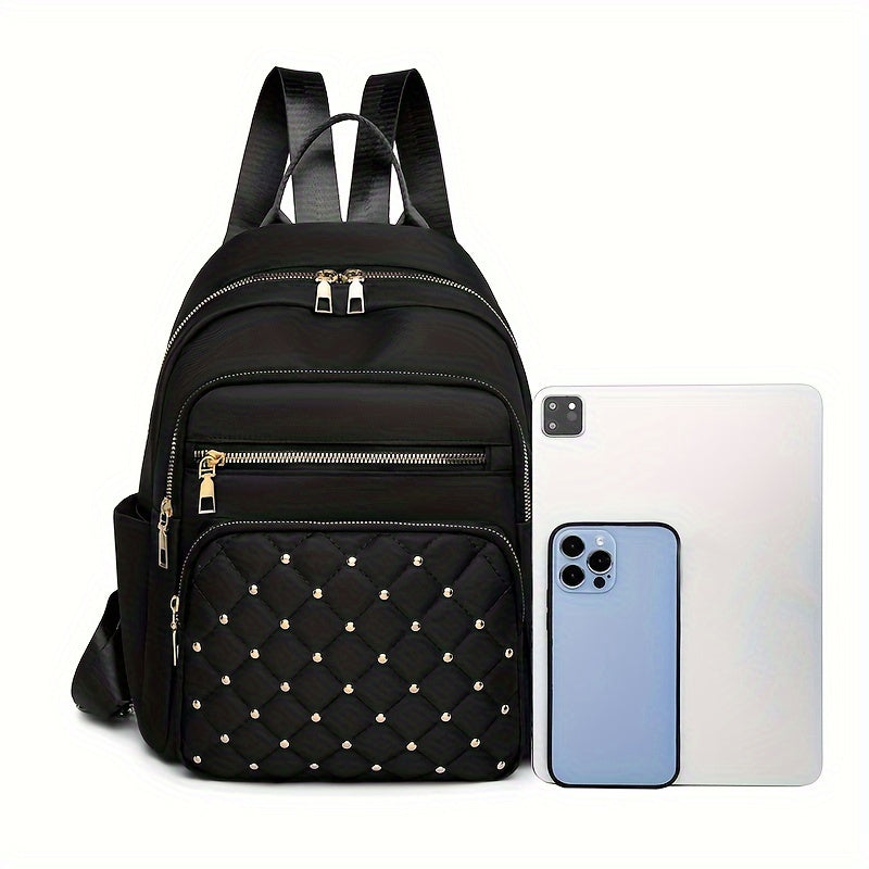 Casual Style Large Capacity Backpack with Adjustable Strap - Lightweight, Durable, Multi-Pocket Design, Zipper Closure, Polyester Lining, Perfect for Commute & Travel, Commute Backpack|Casual Style Backpack|Durable Backpack