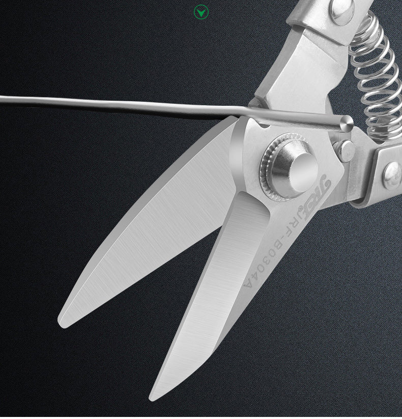 Professional Industrial Shears, JRF Stainless Steel Scissors, Tin Snips For Metal Sheet & PVC Pipe Cutting