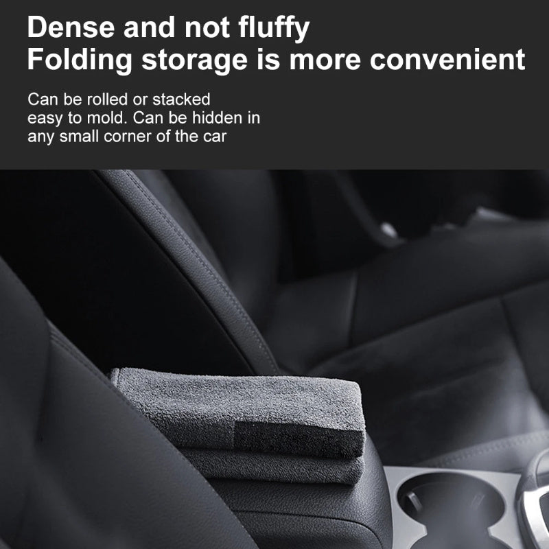 5/2pcs Luxury Microfiber Car Washing Towel, Soft Drying Cloth for Car Body with Double Layer of Thickened and Highly Absorbent Plush
