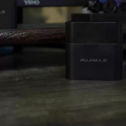 PUJIMAX rechargeable lithium battery 8 +8 slot charging box, 3400mWh high-performance 1.5V lithium battery, durable rechargeable AA lithium-ion battery and all-purpose charging box - yellow charging box. Only 1.5V rechargeabl