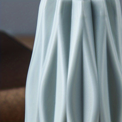 1pc, Nordic Plastic Vase, Creative Modern Vases, Nordic Style Flower Arrangement, Simple Flower Vases Decor, Scene Decor, Room Decor, Wedding Supplies, Wedding Favors (Flowers Not Included)