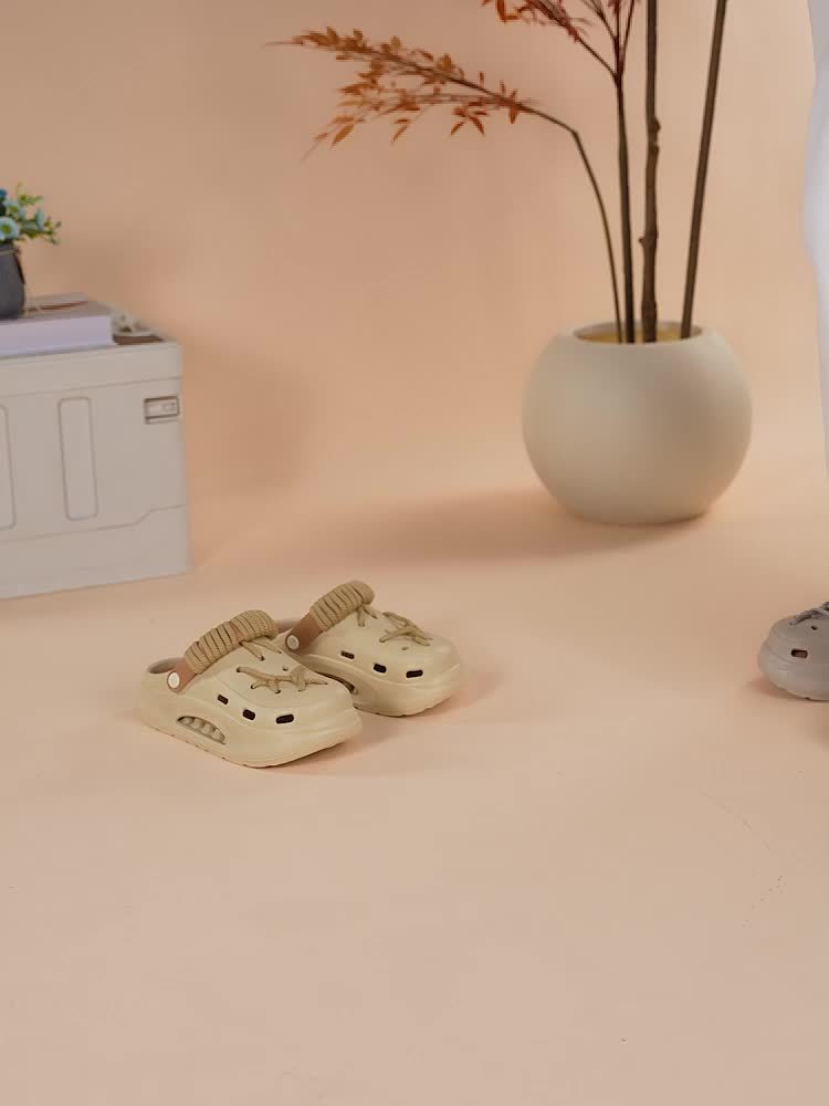 Women's White Clog with Thick Platform Heel - Adjustable Strap & Buckle, Beige - All-Season Indoor/Outdoor Beach Shoes, Lightweight Cushioned Sole, DIY Hole-Punchable Design (No Tools) for Garden, Pool, Casual Wear, Shoes For