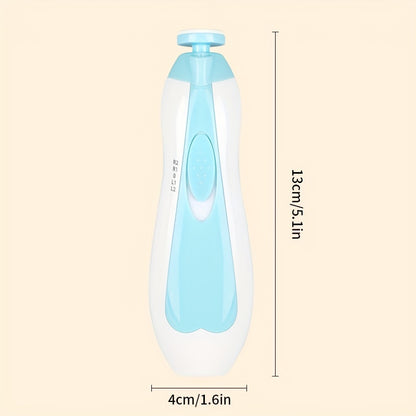 Corta-Unhas Elétrico para Bebé, 6 em 1, Seguro, com 6 Lixas e Luz LED, Kit para Aparar e Polir Unhas dos Pés de Recém-Nascidos, Bebés, Crianças e Adultos - Ideal para Oferecer no Natal, Halloween e Dia de Ação de Graças.