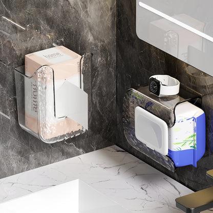 Wall-Mounted Wet Wipe Dispenser - Heavy-Duty Adhesive Holder for Bathrooms, Nurseries And Camping | Wide Opening + Mother'S Day Gift Set