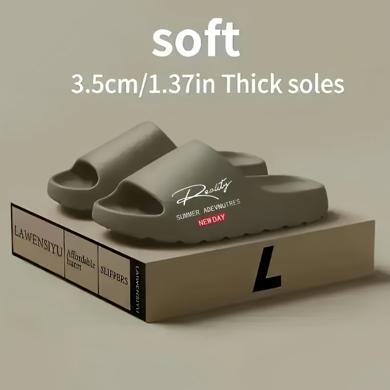 EVA Slip-On Sports Slippers - Indoor/Outdoor, with Arch Support and Cushioned Insole, Comfortable Casual Slides for Gym, Beach, Home Use - All-Season Fashionable Multi-Purpose Lightweight Durable EVA Material, Men'S Indoor Sl