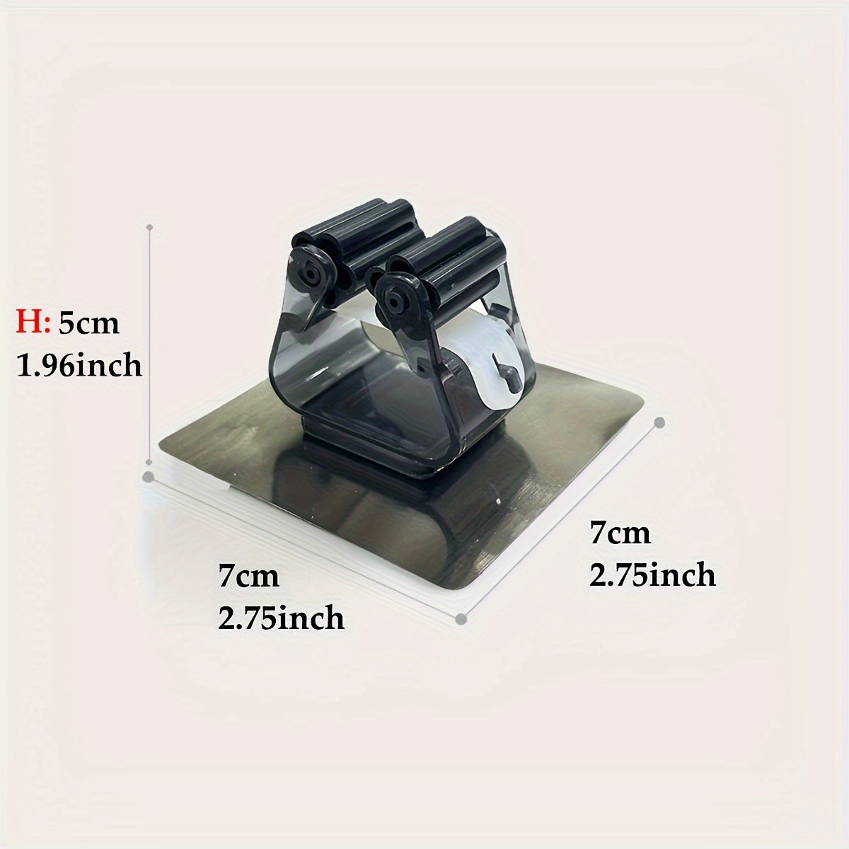 4pcs, Strong Mop Hook, Mop Clip, Punch-free Wall Mounted Mop And Broom Storage Clip, Adhesive Mop Storage Holder, Mop Hanging Rack, Multifunctional Tools Storage Clip For Bathroom Kitchen Garden, Strong Sticky, Cleaning Acces