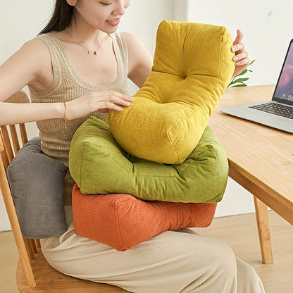 1pc Gorgeous Lumbar Pillow for Napping, Student Backrest Cushion, Chair Cushion, Office Sleeping Pillow