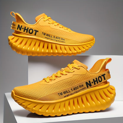 Men'S Lightweight Running Shoes - Non-Slip Grip, Breathable Athletic Sneakers with Cushioned MD Sole - All-Season Gym, Jogging, Hiking, Training Shoes - Low-Top Design for Road, Trail, Casual Attire - Lace-Up Closure (Black)