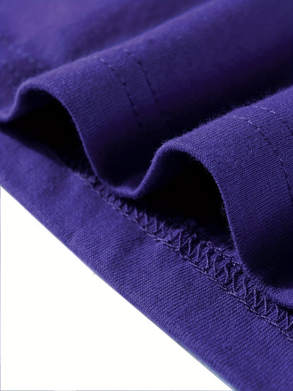 T-shirt infantil de cor sólida, blusa casual de manga curta, t-shirt infantil para o verão.